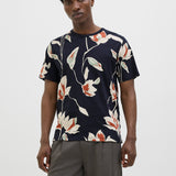 JACK & JONES JPRBLAPALERMO aop tee in night sky - Image 1