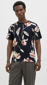 JACK & JONES JPRBLAPALERMO aop tee in night sky - Image 1