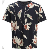 JACK & JONES JPRBLAPALERMO aop tee in night sky - Image 3