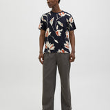 JACK & JONES JPRBLAPALERMO aop tee in night sky - Image 4
