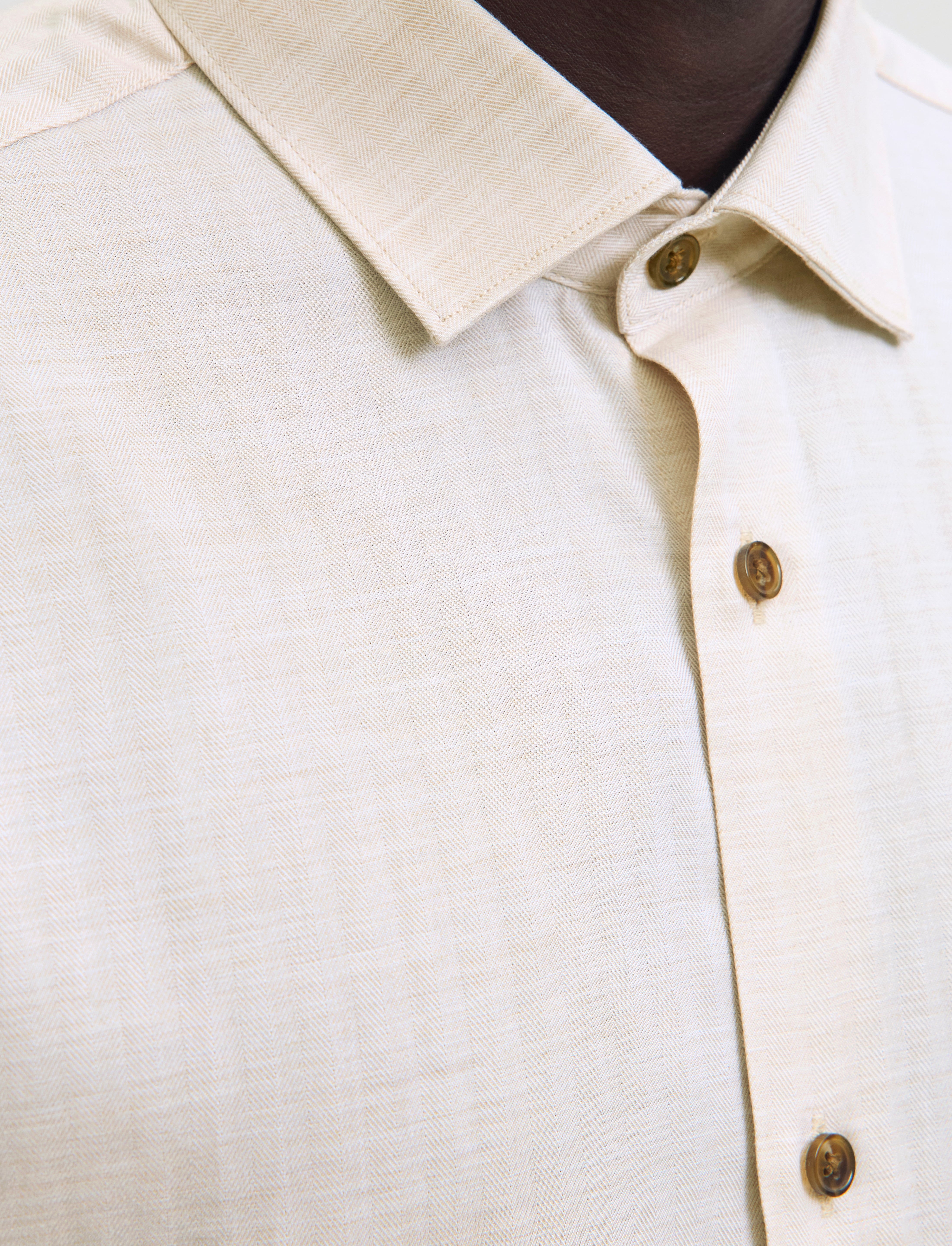 JACK & JONES JPRBLAPARKER melange shirt - winetasting
