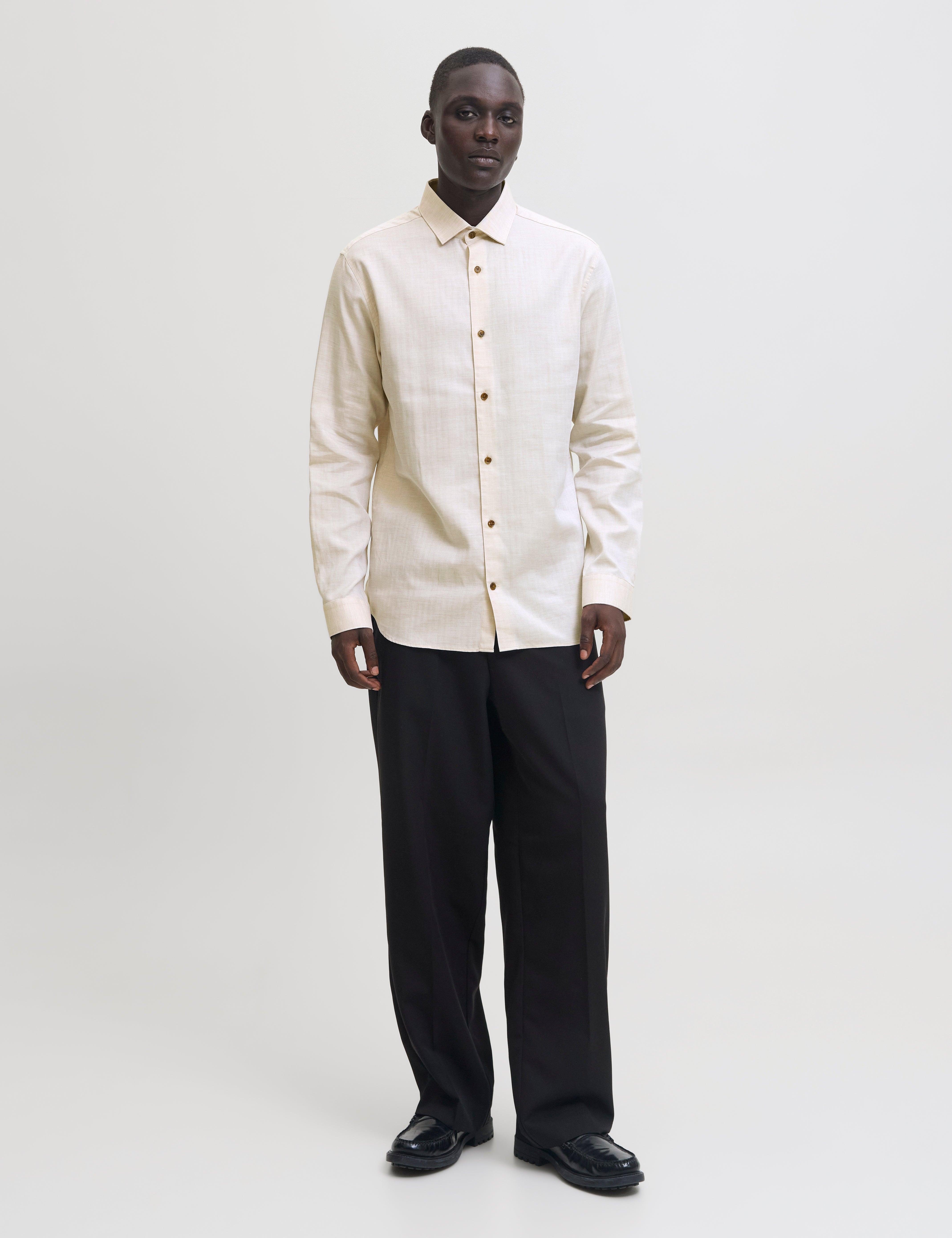 JACK & JONES JPRBLAPARKER melange shirt - delicioso