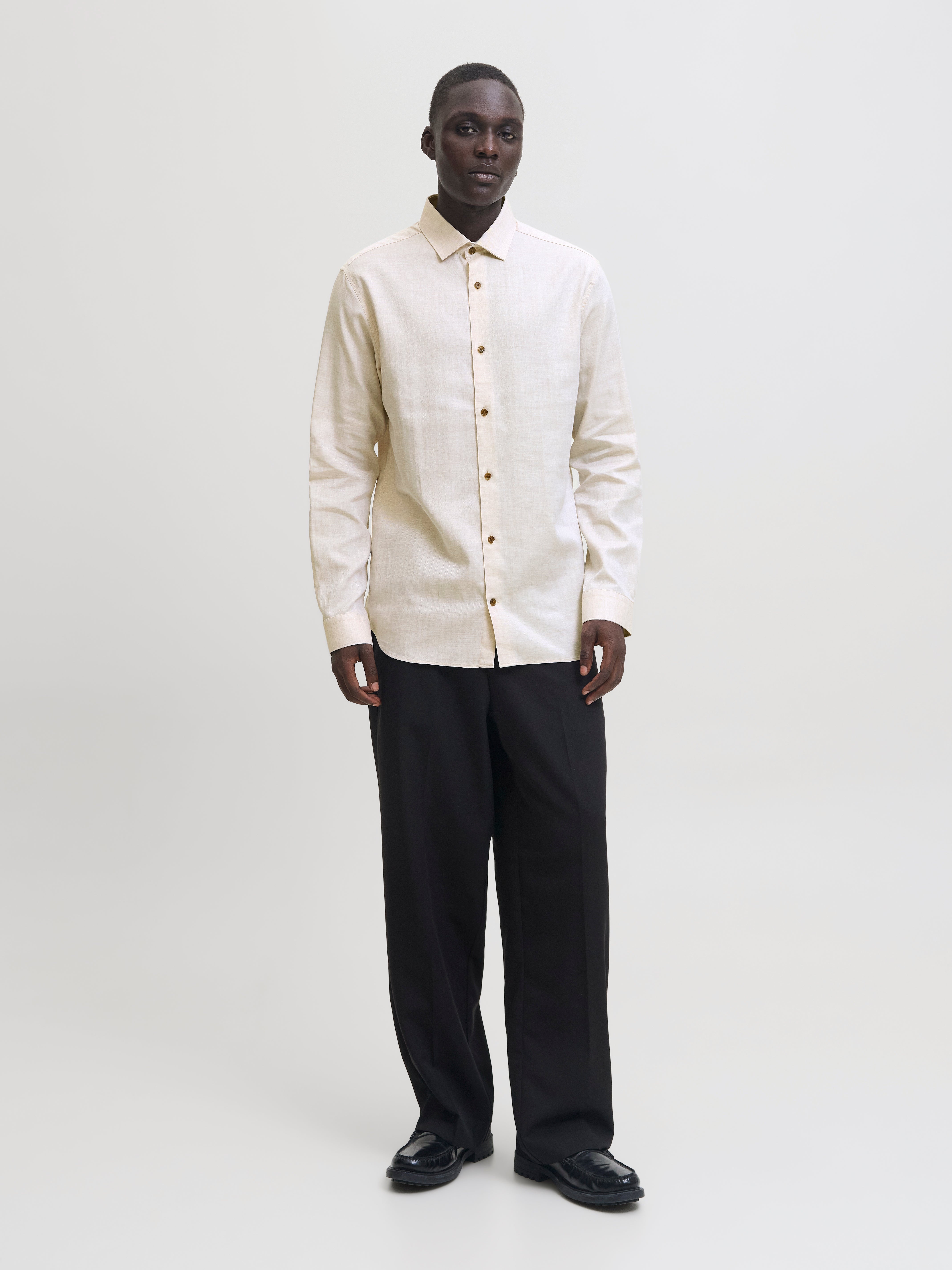 JACK & JONES JPRBLAPARKER melange shirt - delicioso
