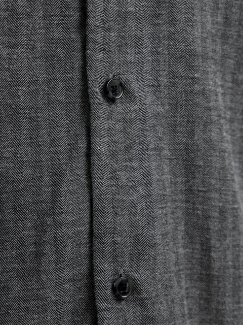 JACK & JONES JPRBLAPARKER melange shirt in silver gray