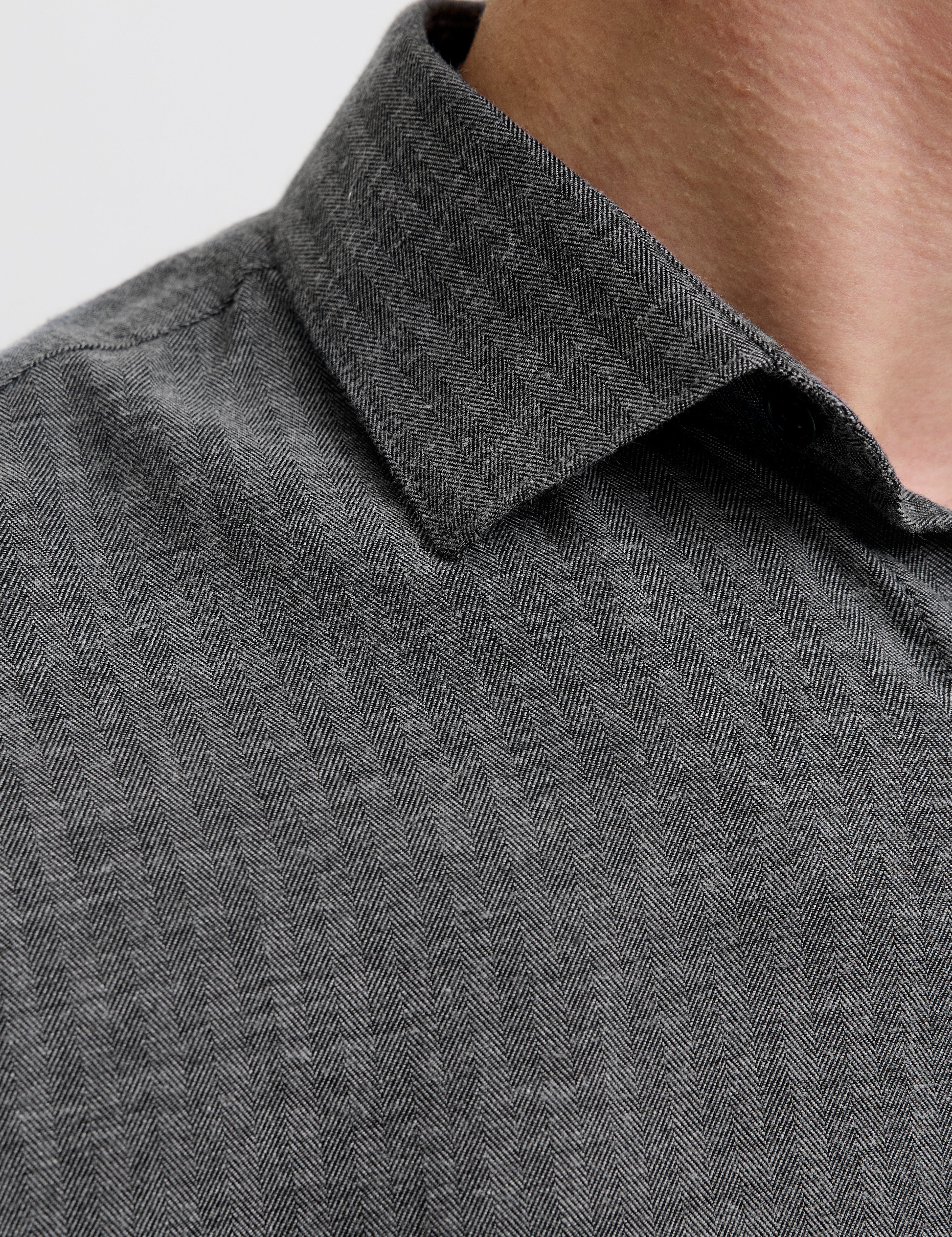 JACK & JONES JPRBLAPARKER melange shirt - silver gray