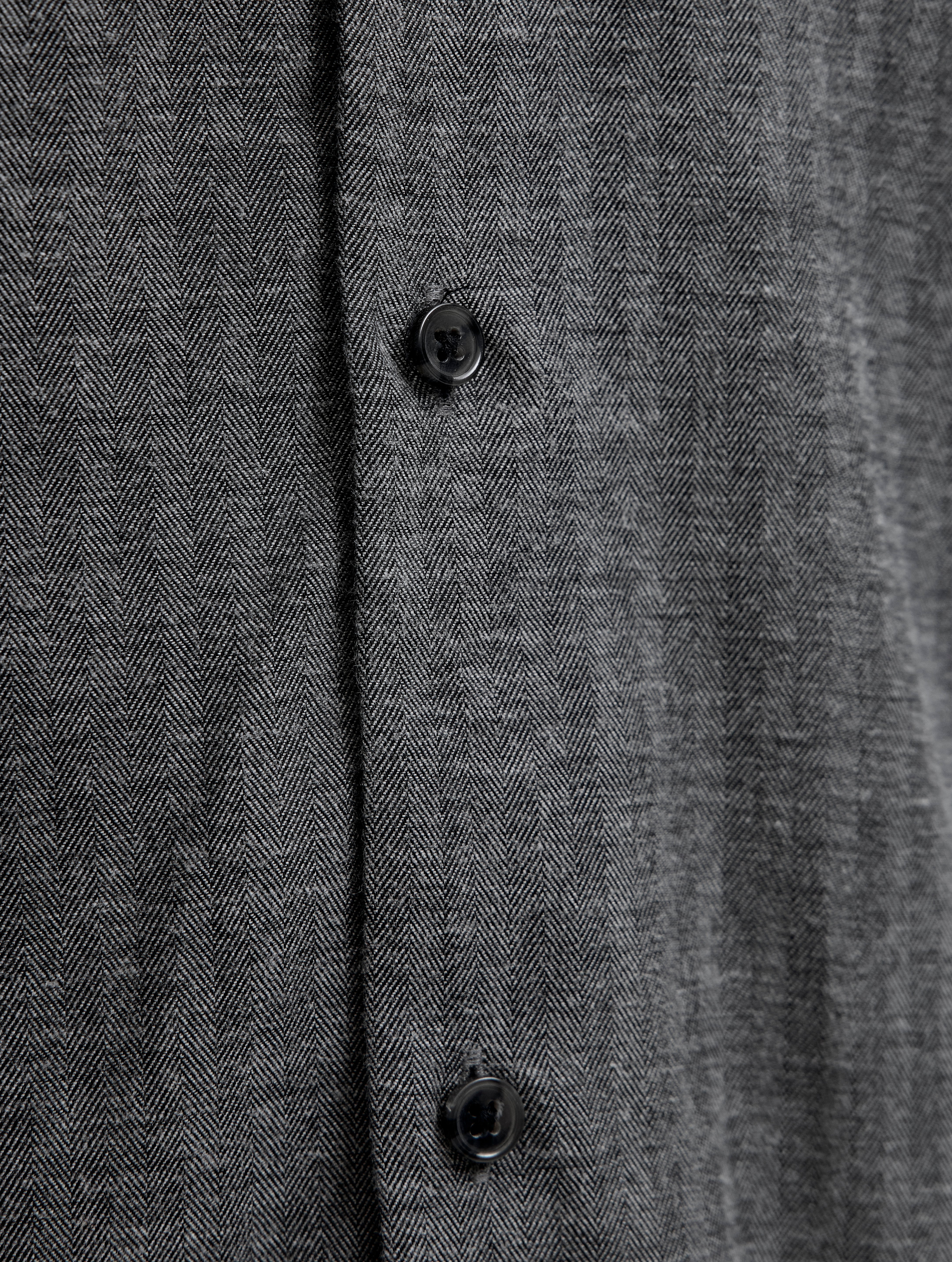 JACK & JONES JPRBLAPARKER melange shirt - black