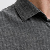 JACK & JONES JPRBLAPARKER melange shirt - black