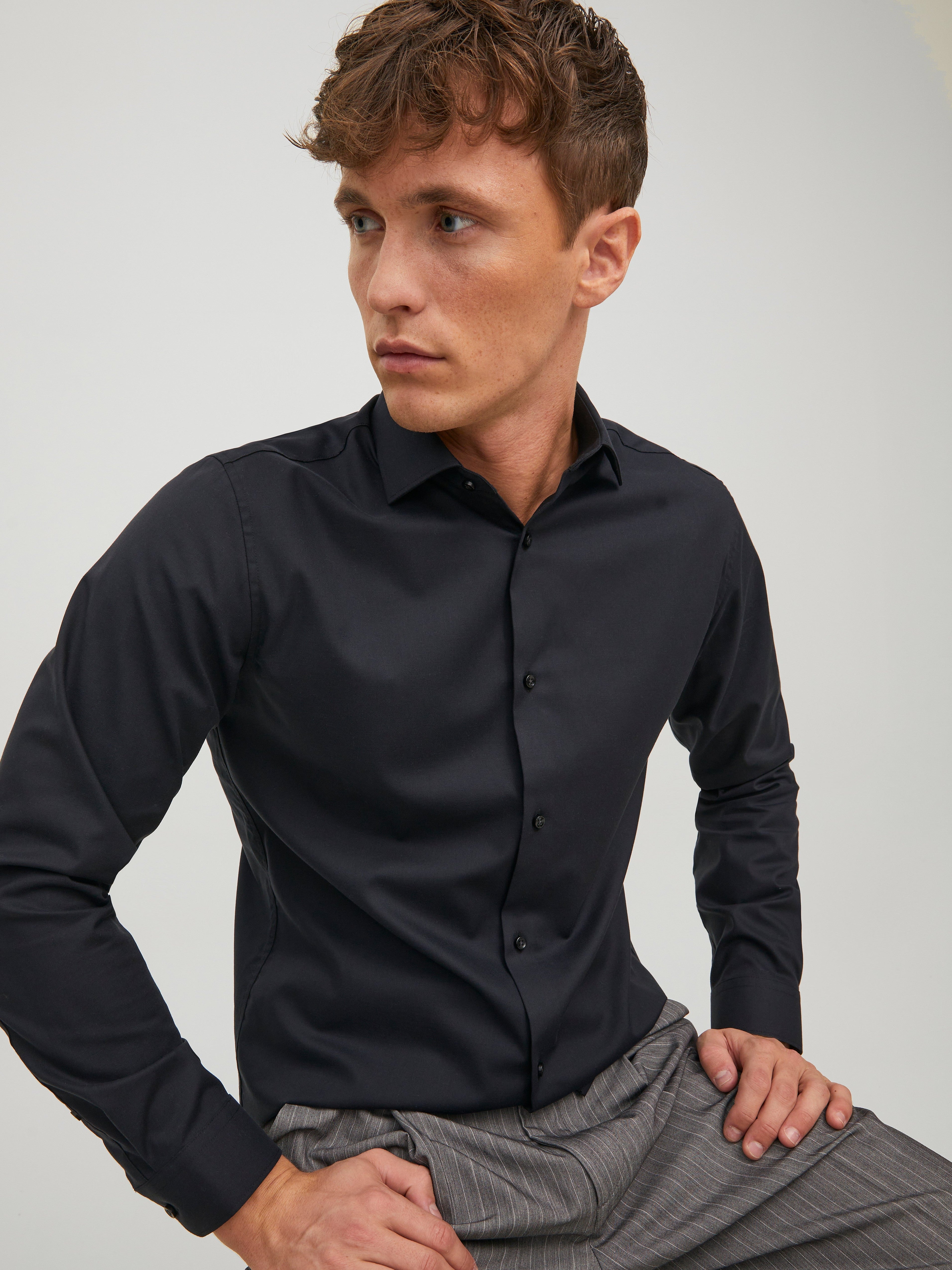 JACK & JONES JPRBLAPARKER shirt in black - Image 7