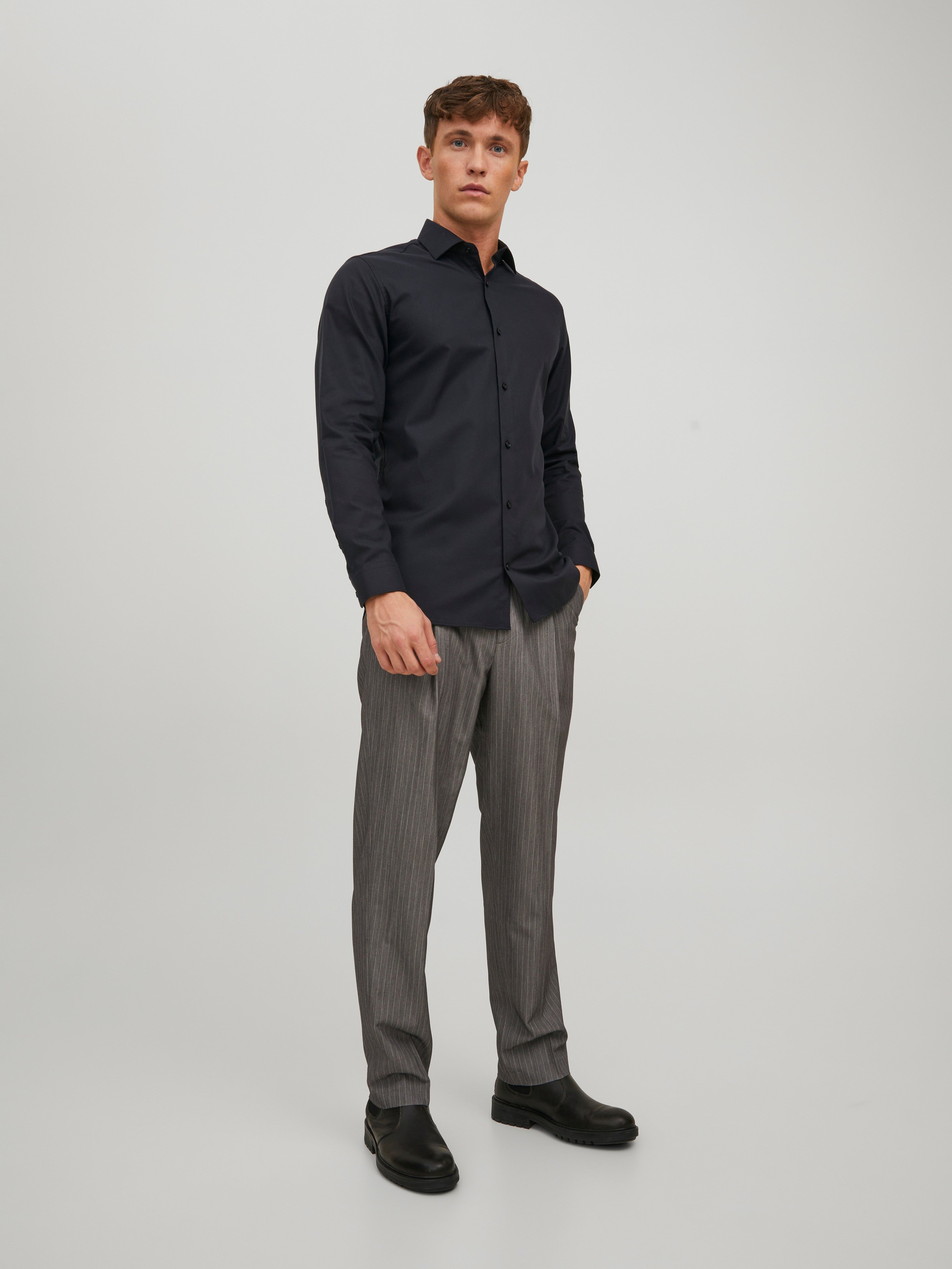 JACK & JONES JPRBLAPARKER shirt in black - Image 4