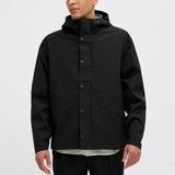 JACK & JONES JPRCCREAGAN clean tech rain jacket - black