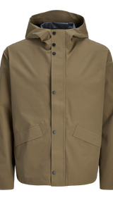 JACK & JONES JPRCCREAGAN clean tech rain jacket - morel