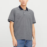 JACK & JONES JPRBLUALVES polo in maritime blue - Image 1