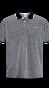 JACK & JONES JPRBLUALVES polo in maritime blue - Image 3