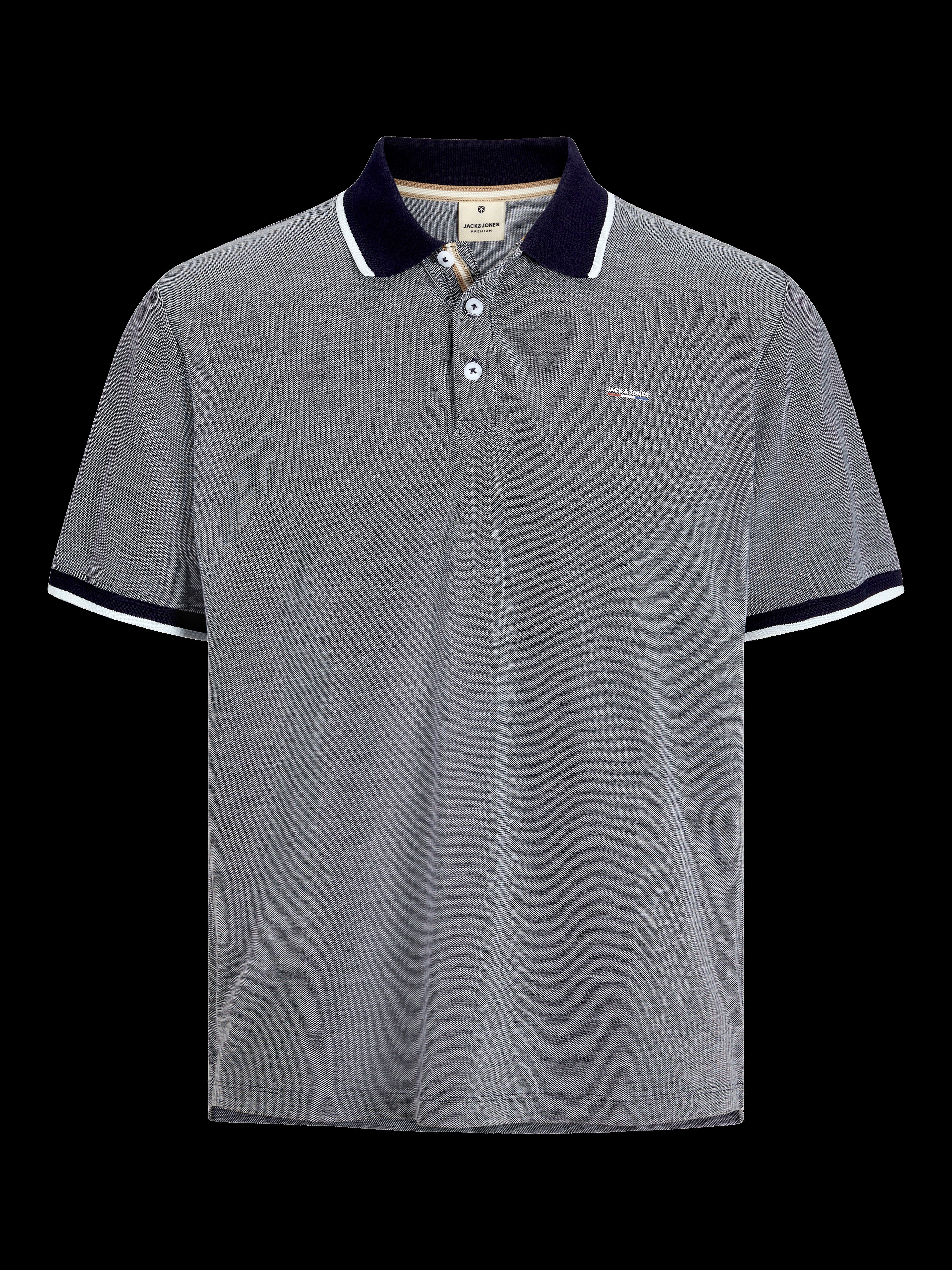 JACK & JONES JPRBLUALVES polo in maritime blue - Image 3