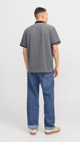 JACK & JONES JPRBLUALVES polo in maritime blue - Image 2