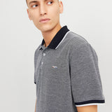JACK & JONES JPRBLUALVES polo in maritime blue - Image 7