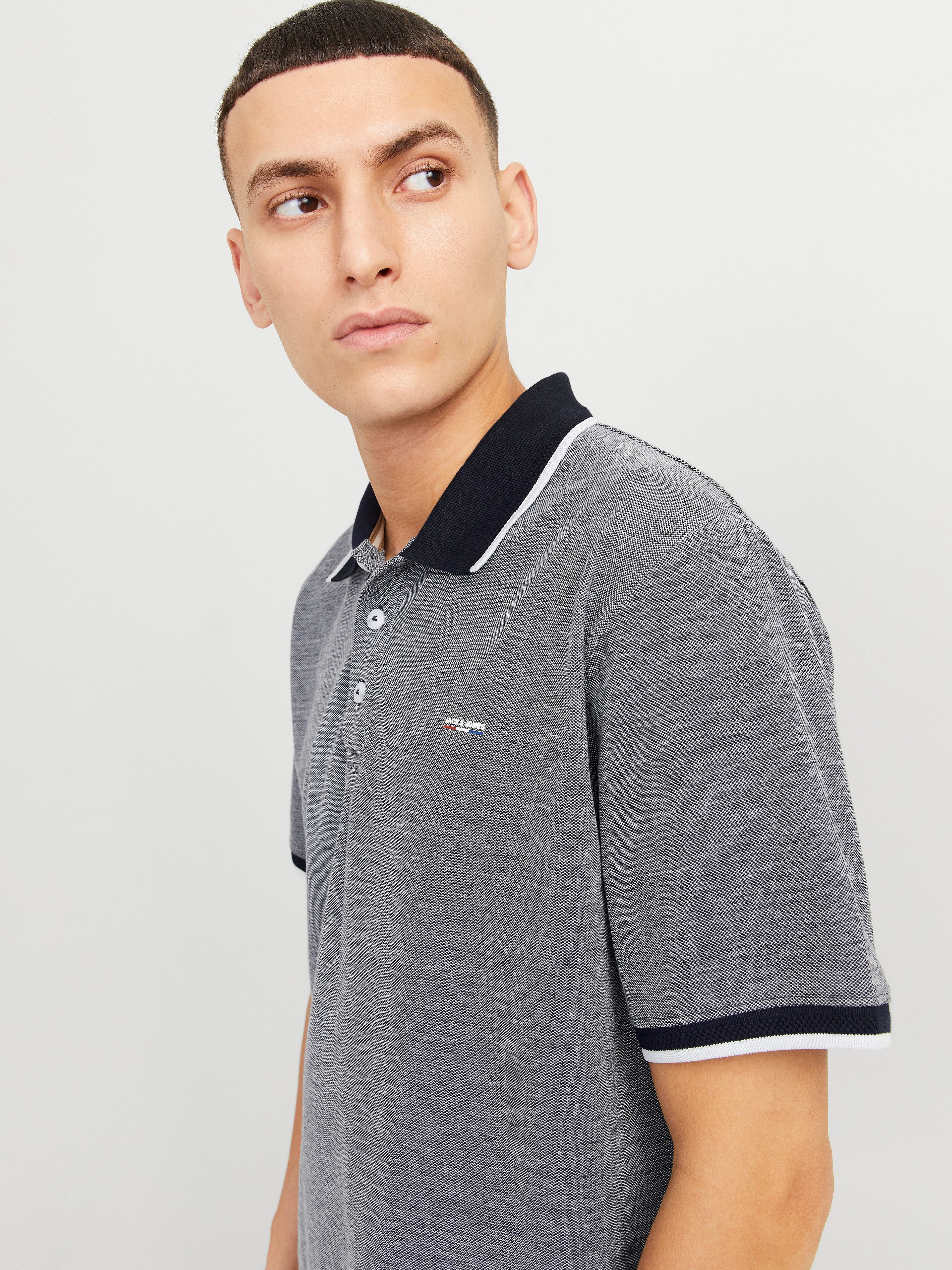 JACK & JONES JPRBLUALVES polo in maritime blue - Image 7