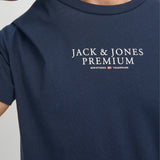 JACK & JONES JPRBLUARCHIE tee crew neck in navy blazer - Image 5