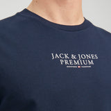 JACK & JONES JPRBLUARCHIE tee crew neck in navy blazer - Image 6