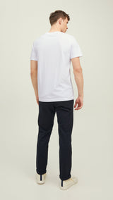 JACK & JONES JPRBLUARCHIE tee crew neck - white