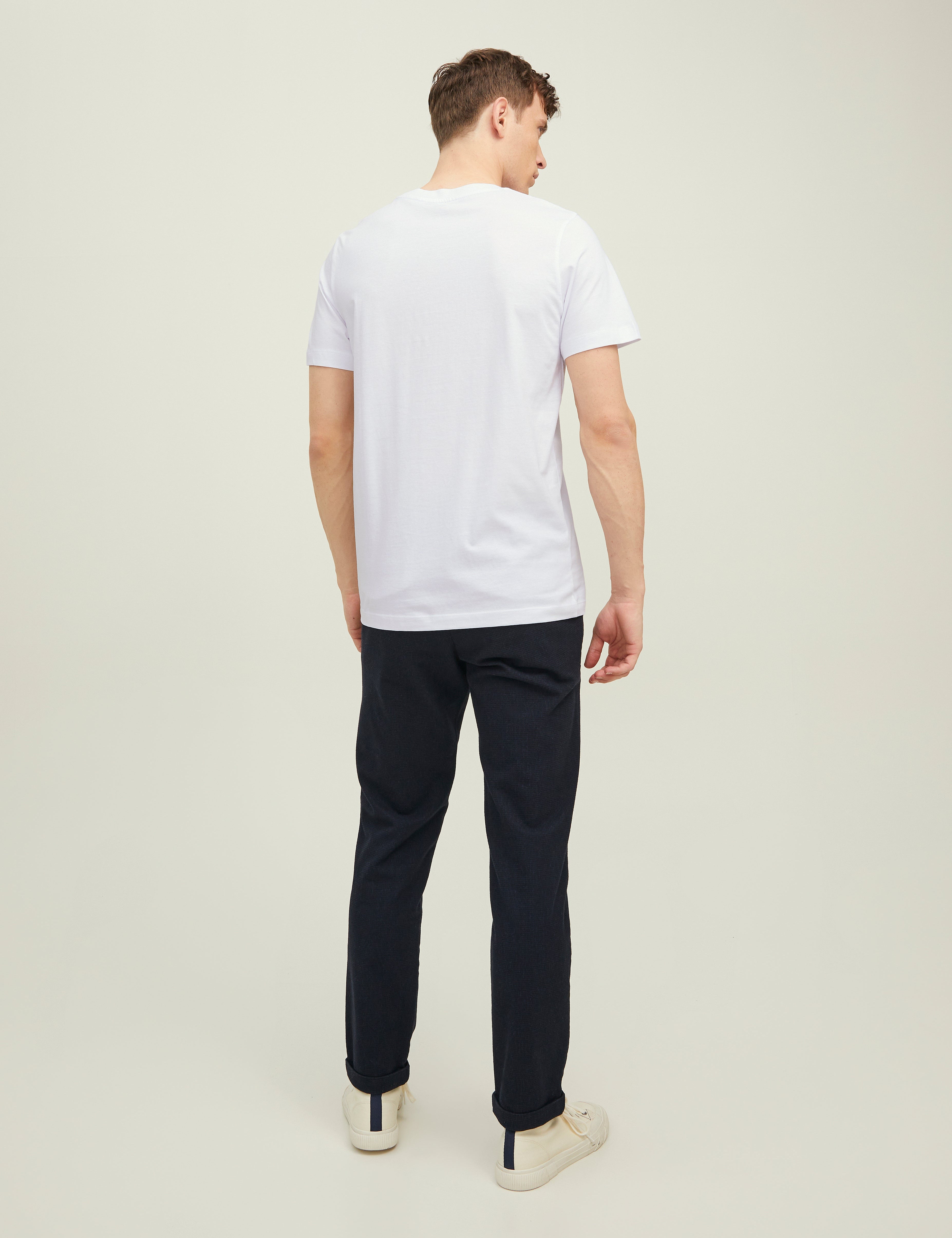 JACK & JONES JPRBLUARCHIE tee crew neck - white