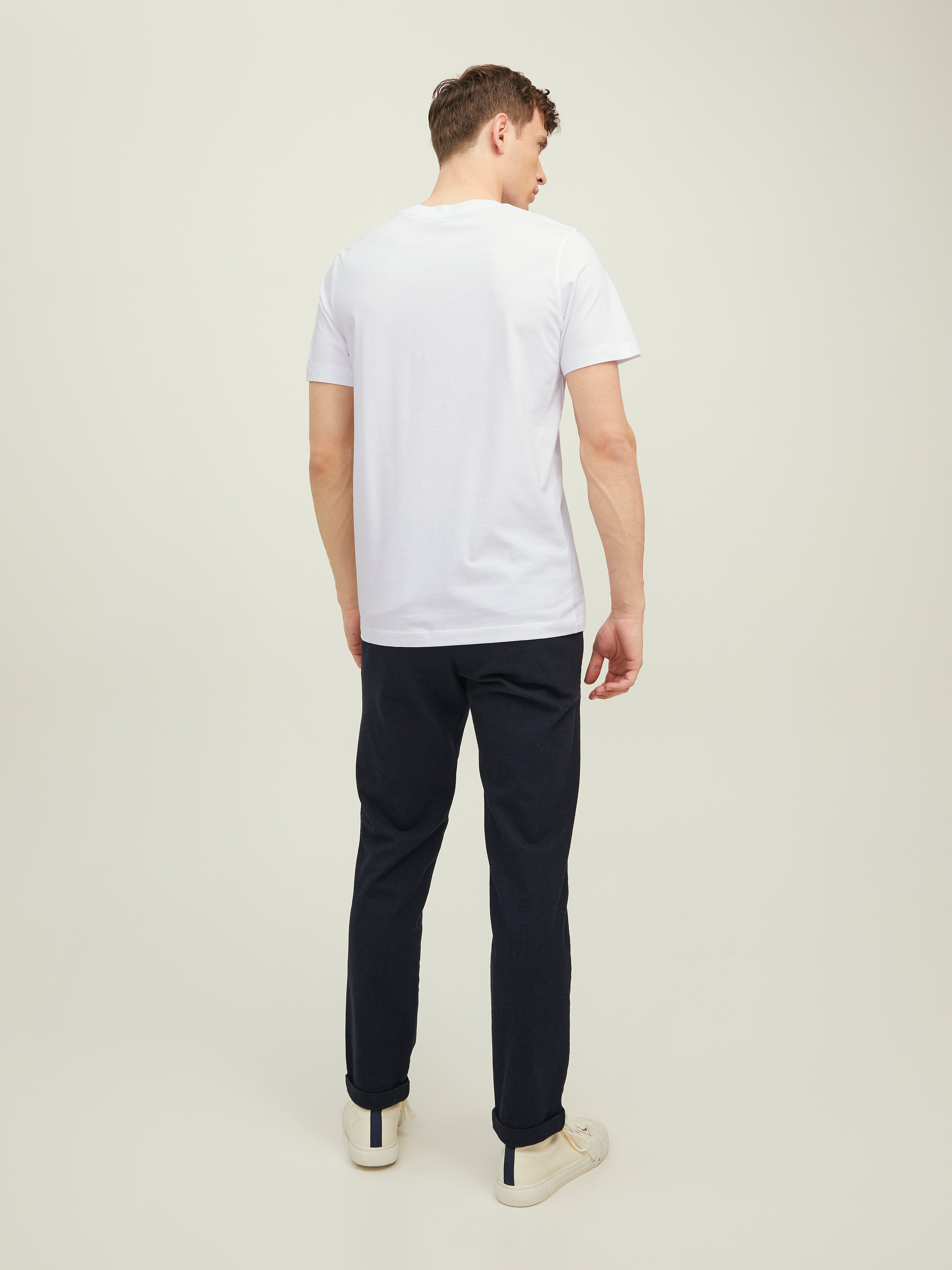 JACK & JONES JPRBLUARCHIE tee crew neck - white