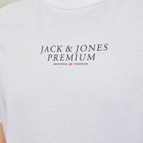 JACK & JONES JPRBLUARCHIE tee crew neck - white