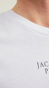 JACK & JONES JPRBLUARCHIE tee crew neck - white