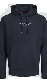 JACK & JONES JPRBLUARCHIE sweat hood in navy blazer - Image 3