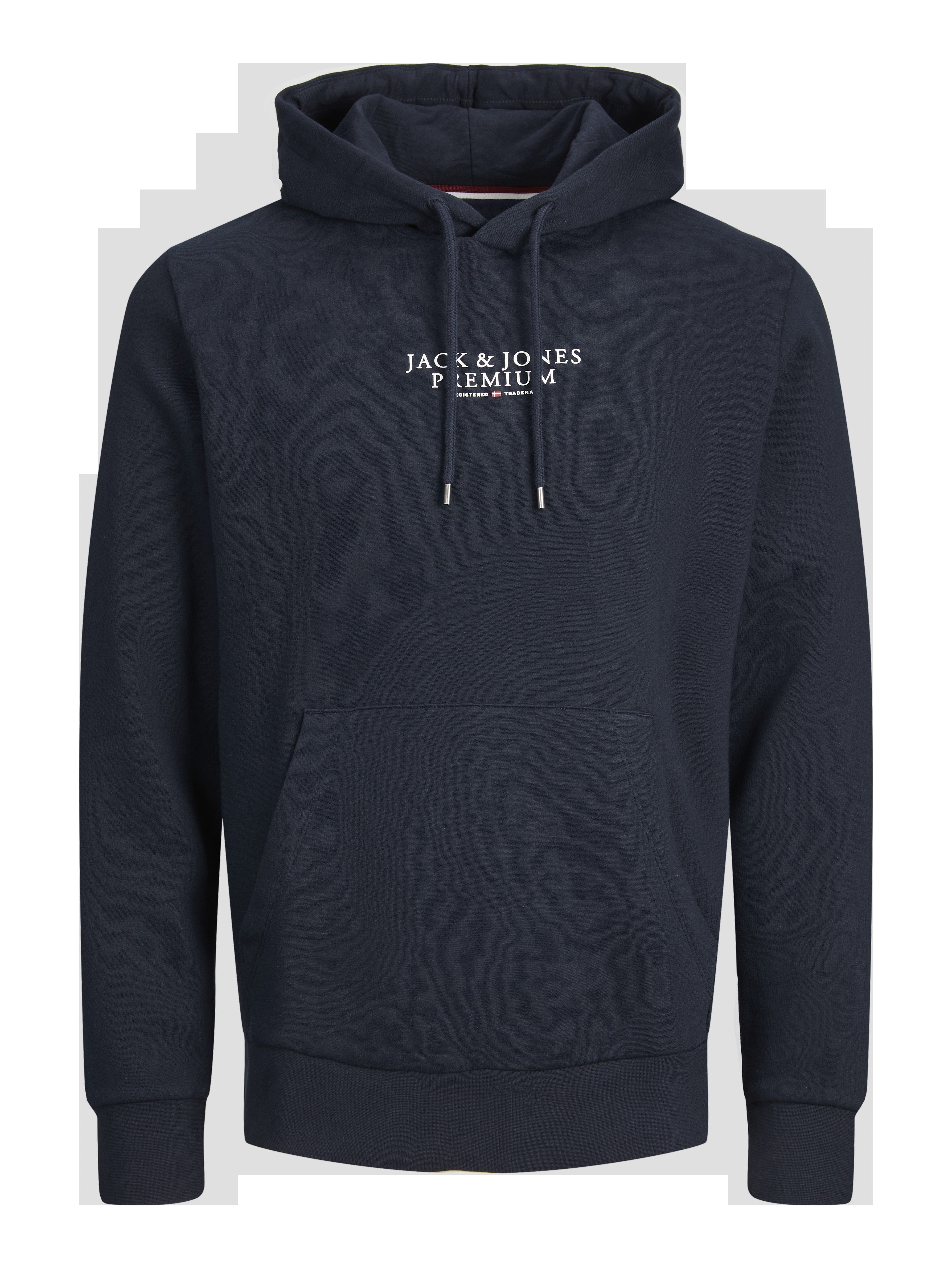 JACK & JONES JPRBLUARCHIE sweat hood in navy blazer - Image 3