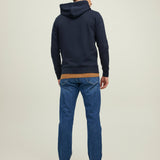 JACK & JONES JPRBLUARCHIE sweat hood in navy blazer - Image 2
