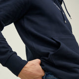JACK & JONES JPRBLUARCHIE sweat hood in navy blazer - Image 5