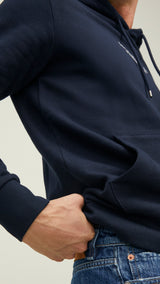 JACK & JONES JPRBLUARCHIE sweat hood in navy blazer - Image 5