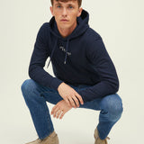 JACK & JONES JPRBLUARCHIE sweat hood in navy blazer - Image 7