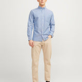 JACK & JONES JPRBLUBROOK oxford shirt in cashmere blue slim fit - Image 5