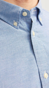 JACK & JONES JPRBLUBROOK oxford shirt in cashmere blue slim fit - Image 6