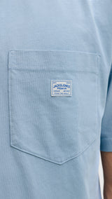 JACK & JONES JPRBLUCALEB tee - ashley blue