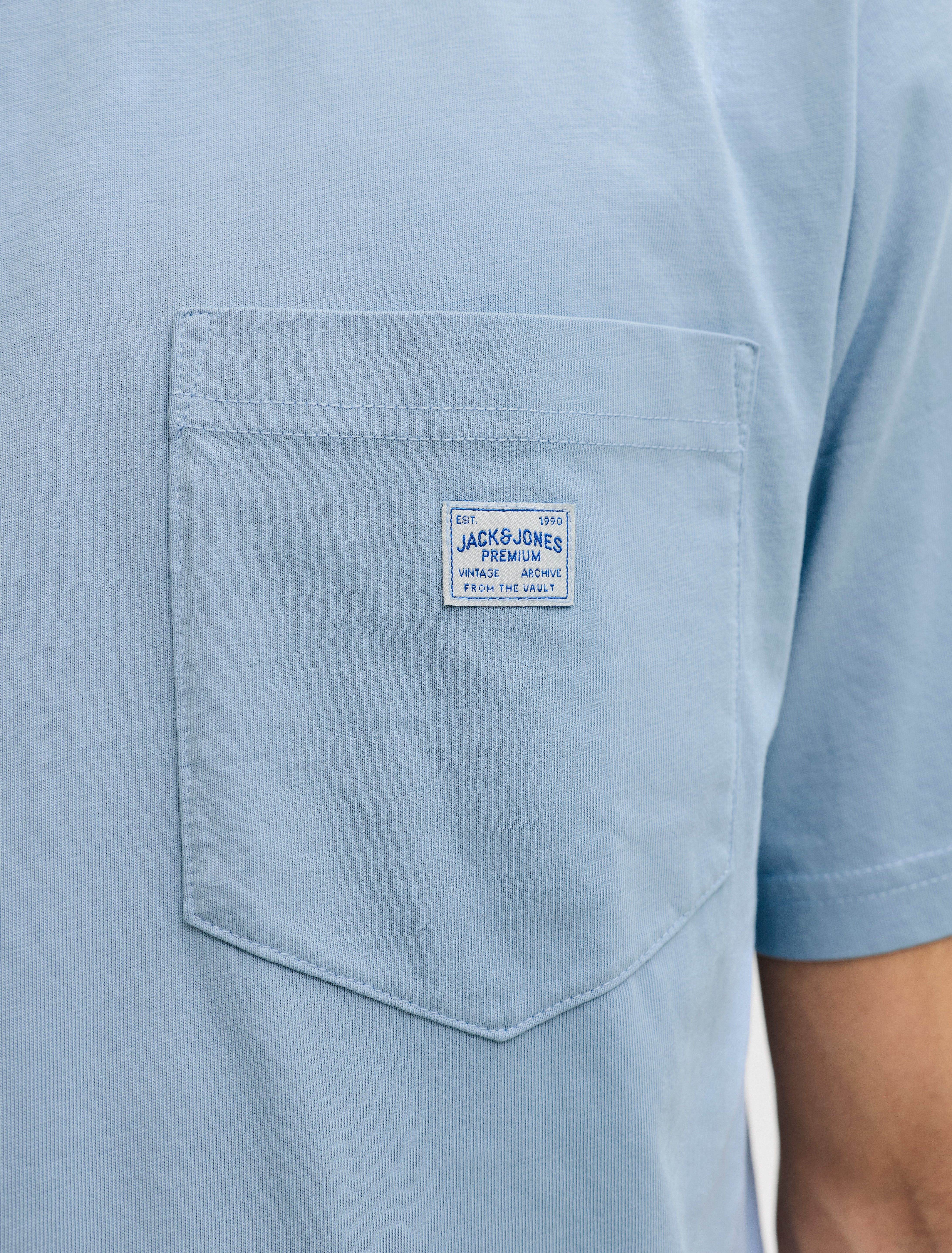 JACK & JONES JPRBLUCALEB tee - ashley blue