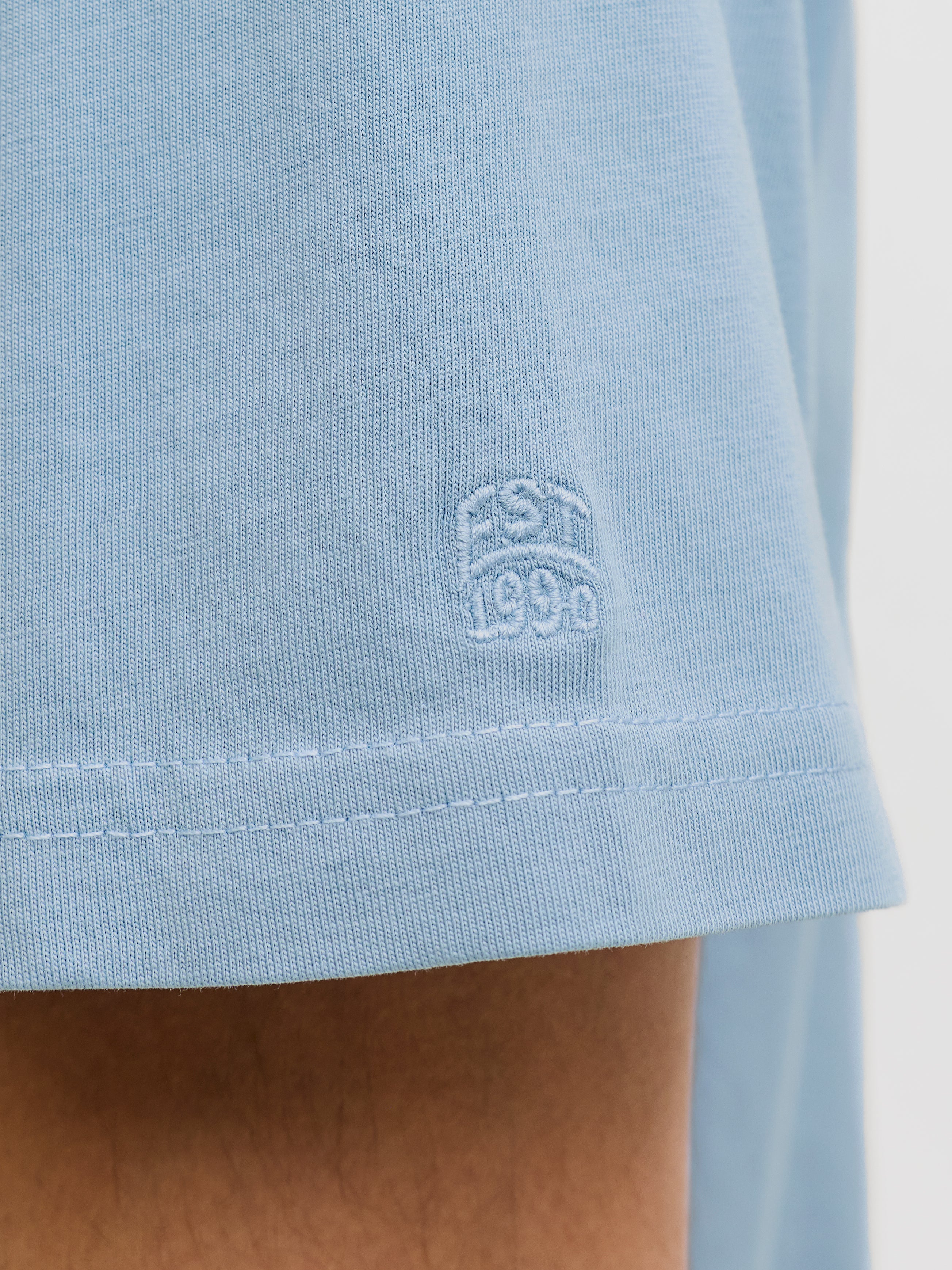 JACK & JONES JPRBLUCALEB tee - ashley blue