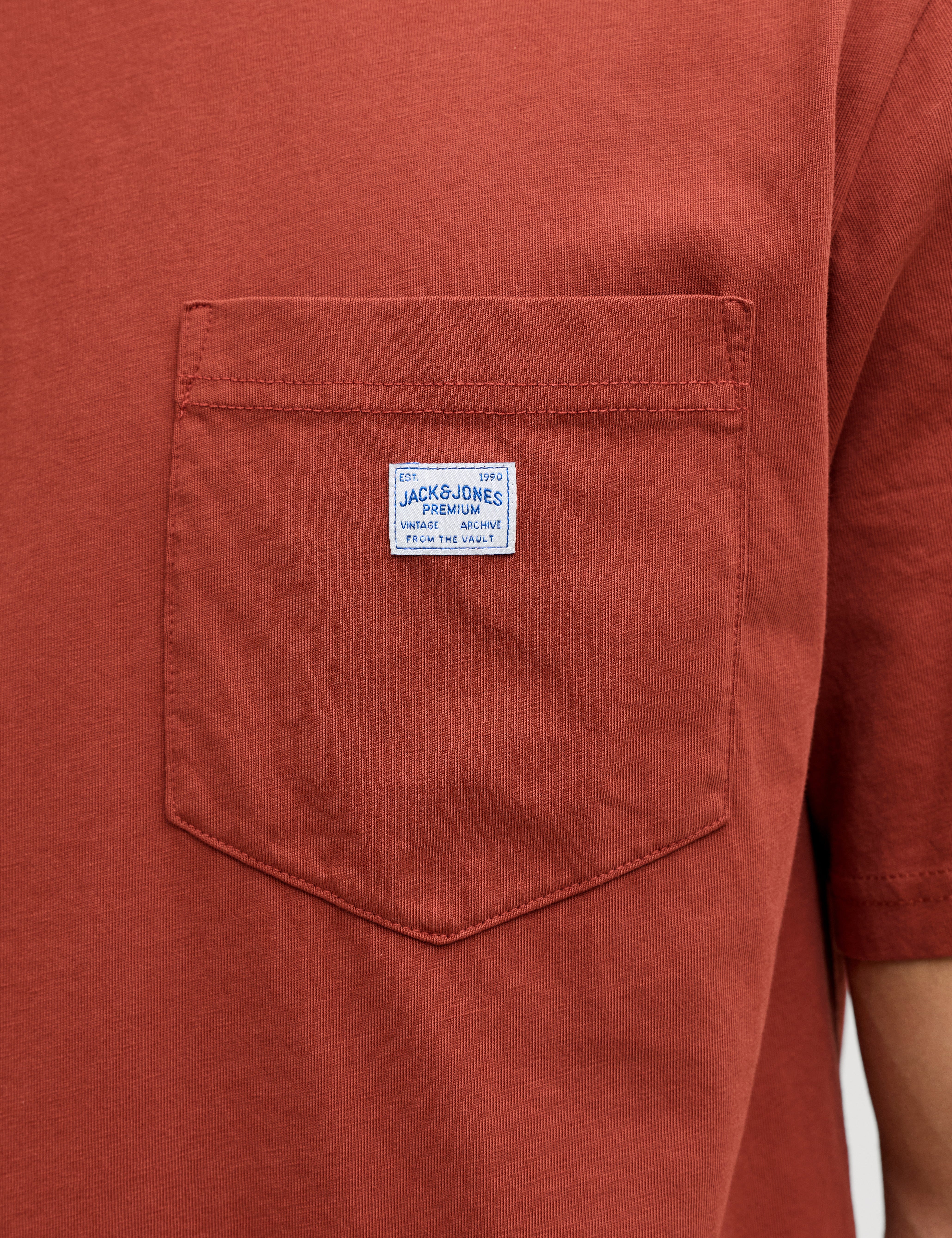 JACK & JONES JPRBLUCALEB tee - cowhide