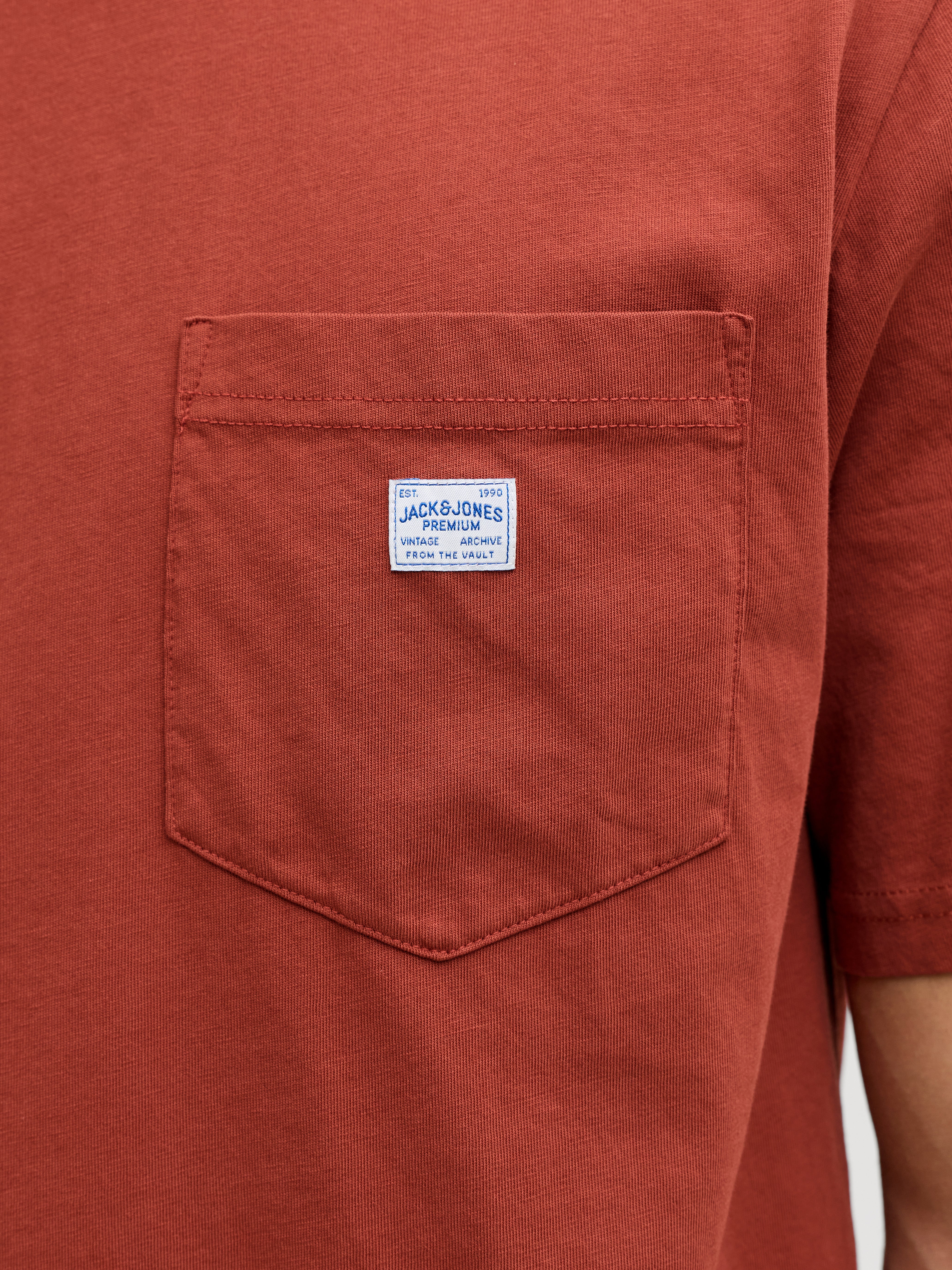 JACK & JONES JPRBLUCALEB tee - cowhide