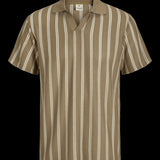 JACK & JONES JPRBLUHARRY split neck polo in elmwood - Image 3