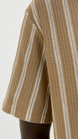 JACK & JONES JPRBLUHARRY split neck polo in elmwood - Image 5