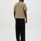 JACK & JONES JPRBLUHARRY split neck polo in elmwood - Image 2