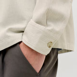 JACK & JONES JPRBLURAYLE linen solid shirt - moonstruck regular fit