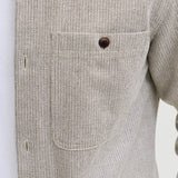 JACK & JONES JPRBLURAYLE linen solid shirt - lemon pepper regular fit