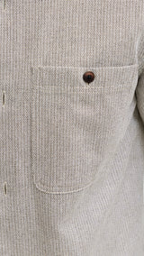 JACK & JONES JPRBLURAYLE linen solid shirt - lemon pepper regular fit