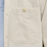 JACK & JONES JPRBLURAYLE linen solid shirt - moonstruck regular fit