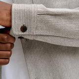 JACK & JONES JPRBLURAYLE linen solid shirt - lemon pepper regular fit