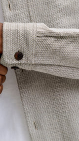JACK & JONES JPRBLURAYLE linen solid shirt - lemon pepper regular fit